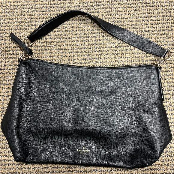 Kate Spade Black Leather Satchel - Picture 1 of 4